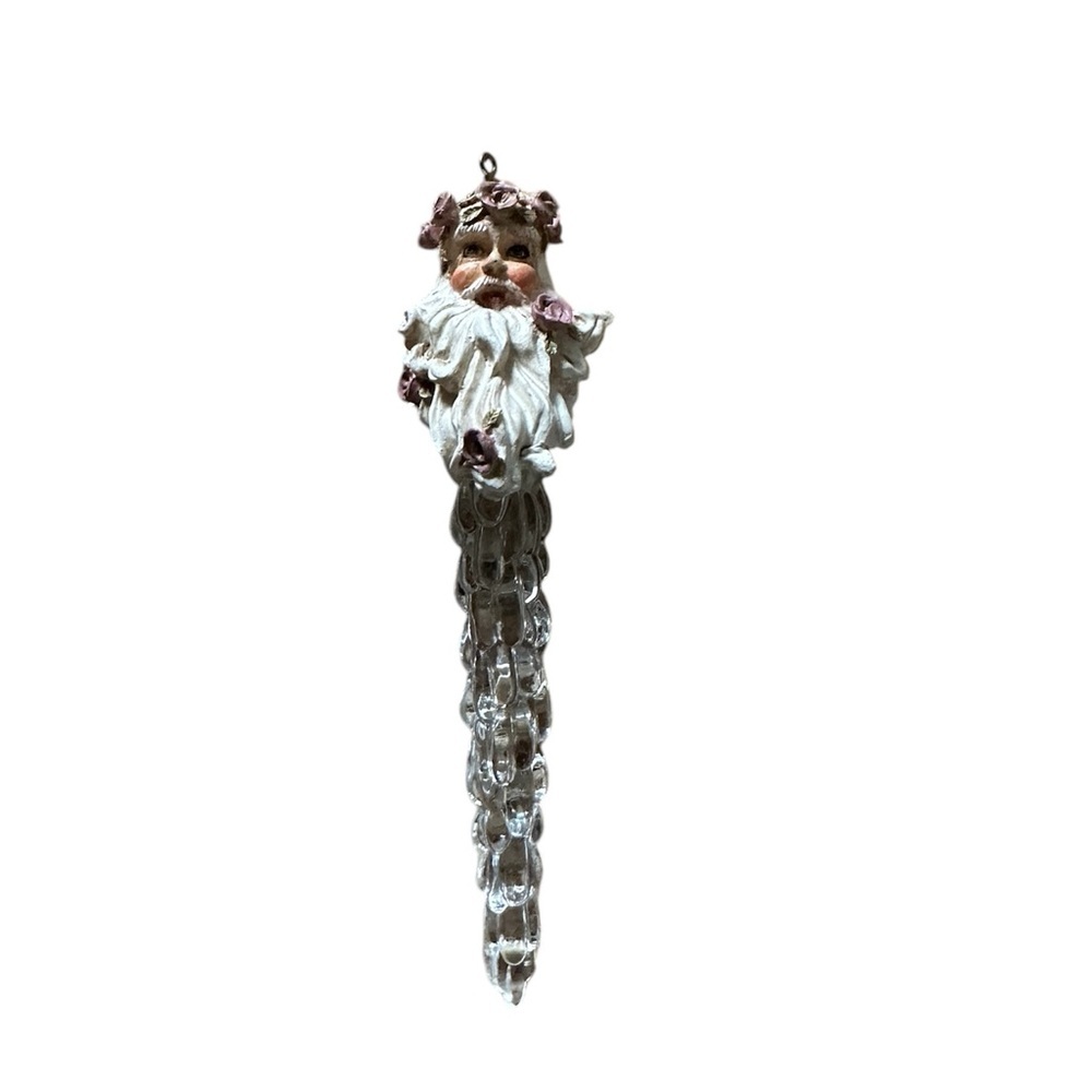 Santa Vintage Icicle by Silverstri~ Excellent Condition